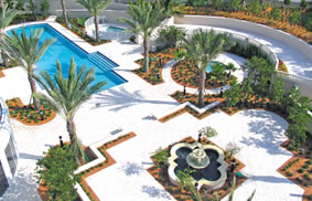 Pool at Bellaria condominium in Palm Beach