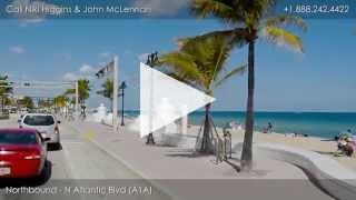 Passeio de carro da Praia de Fort Lauderdale, Florida