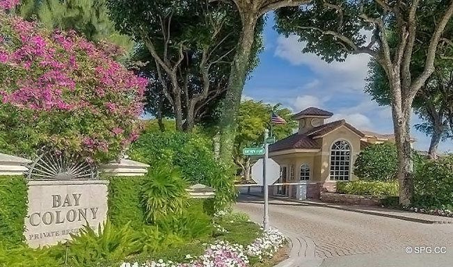 entrada-into-the-luxo-waterfront-casas-de-bay-colónia - Fort-Lauderdale - Flórida-33308