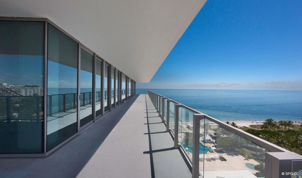Southern Side of Oceana Key Biscayne, Luxury Oceanfront Condos in Miami, Florida 33149