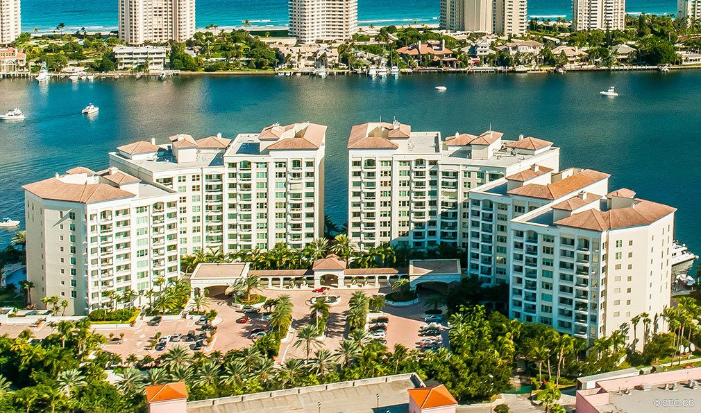 Eastern View of Mizner Grand, Luxury Waterfront Condos in Boca Raton, Florida 33432