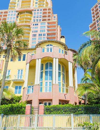 oceanfront villas, the palms, luxury, seaside, waterfront, fort lauderdale, 33305