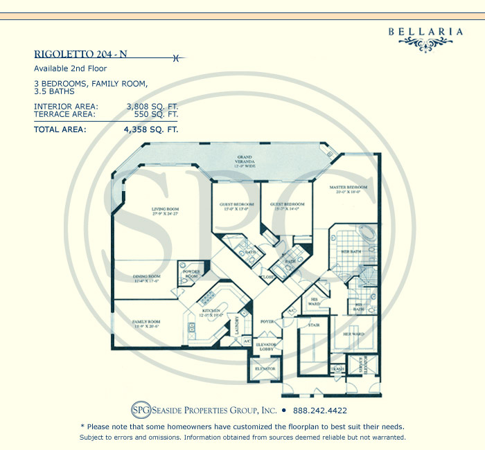 Bellaria Floorplan