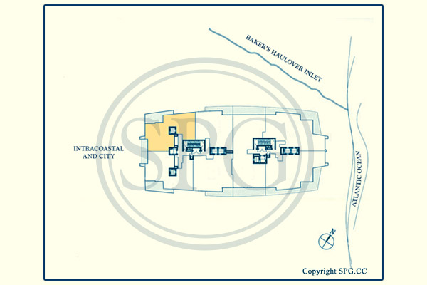 One Bal Harbour Residence 2204 Site Plan