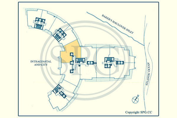 One Bal Harbour Residence 704 I Site Plan