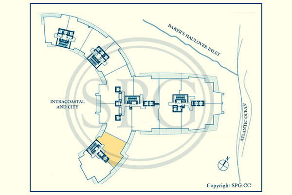 One Bal Harbour Residence 902 B Site Plan