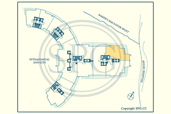 One Bal Harbour Residence 909 G Site Plan