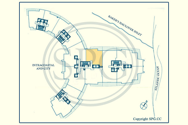One Bal Harbour Residence 506 H Site Plan
