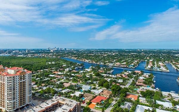 Unobstructed City and Intracoastal Views from Grand Penthouse 29A, Tower II at The Palms, Luxury Oceanfront Condos in Fort Lauderdale, South Florida 33305