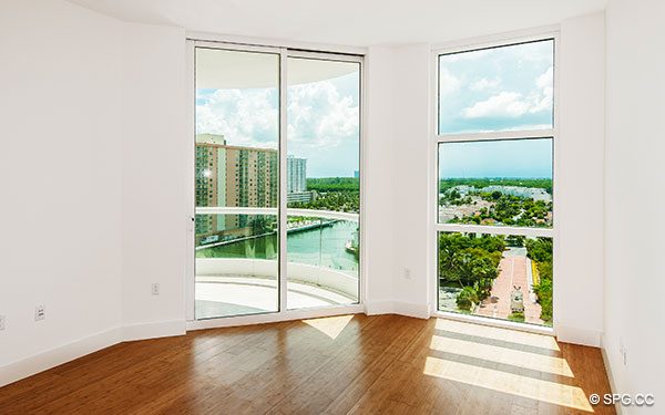 Floor to Ceiling Glass inside Residence 1001 at Turnberry Ocean Colony, Luxury Oceanfront Condominiums in Sunny Isles Beach, Florida 33160