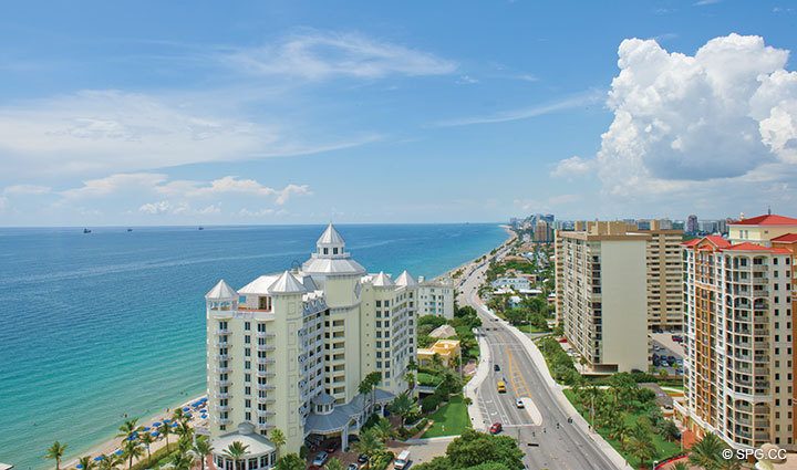 Ocean View, Luxury Oceanfront Residence 20E, Tower I at The Palms Condominium, 2100 North Ocean Boulevard, Fort Lauderdale Beach, Florida 33305, the palm in fort lauderdale