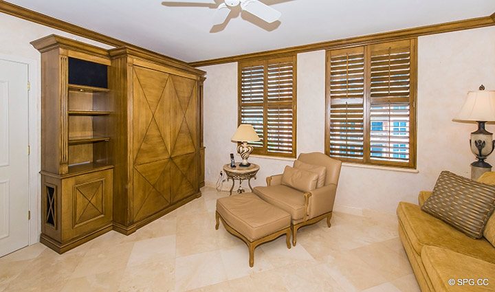 Den or 3rd Bedroom in Residence 18B, Tower I at The Palms, Luxury Oceanfront Condominiums Fort Lauderdale, Florida 33305