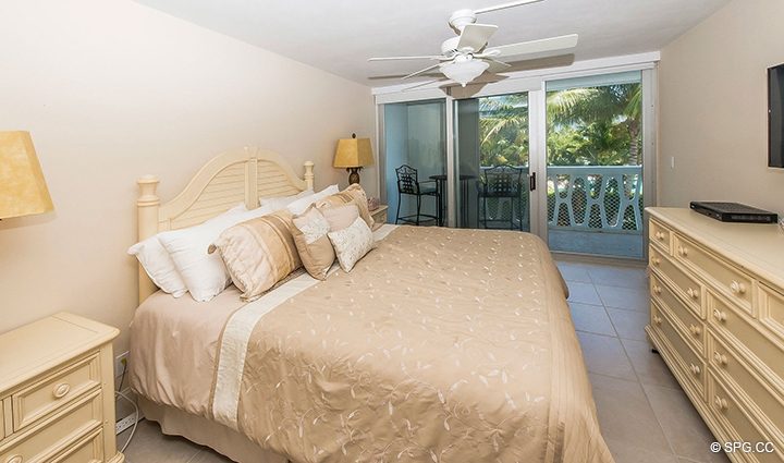 Master Bed with Terrace Access in Residence 316 at The President of Palm Beach, Luxury Waterfront Condos in Palm Beach, Florida 33480