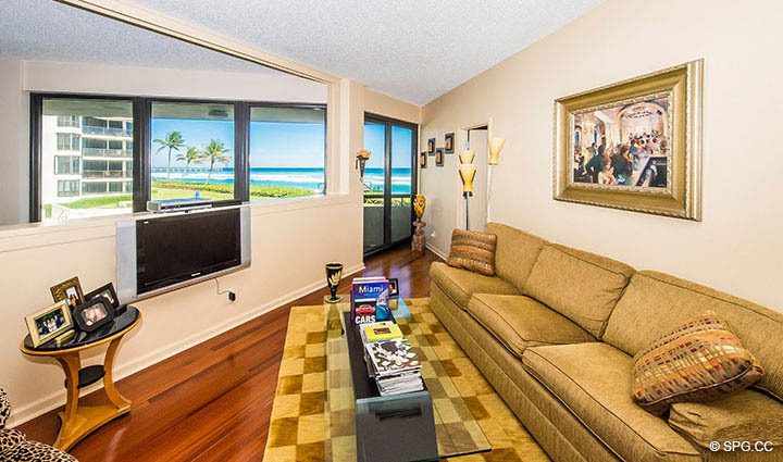 Den or Bedroom inside Residence 1-101 at Oasis, Luxury Oceanfront Condos in Palm Beach, Florida 33480.