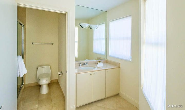 Bathroom in Residence 10D, Tower II at The Palms, Luxury Oceanfront Condominiums Fort Lauderdale, Florida 33305
