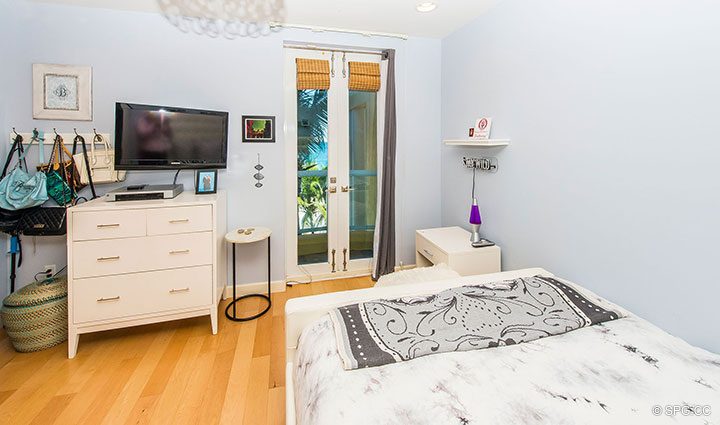 Guest Bedroom in Oceanfront Villa 1 at The Palms, Luxury Oceanfront Condominiums Fort Lauderdale, Florida 33305