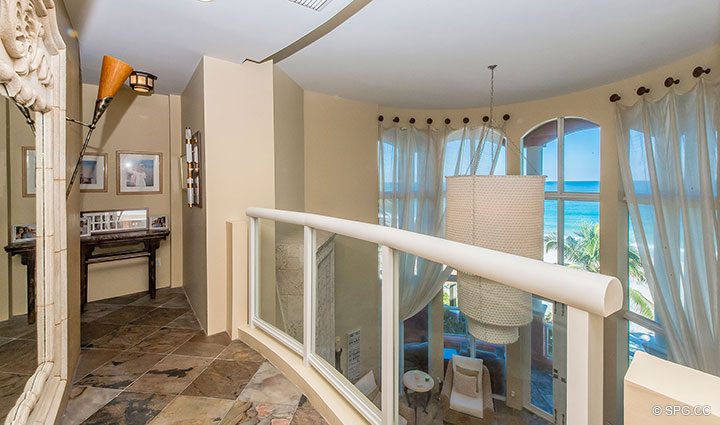 3rd Floor Balcony in Oceanfront Villa 1 at The Palms, Luxury Oceanfront Condominiums Fort Lauderdale, Florida 33305