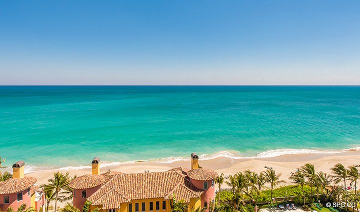 Stunning Ocean Views from Residence 12B, Tower I at The Palms, Luxury Oceanfront Condominiums Fort Lauderdale, Florida 33305