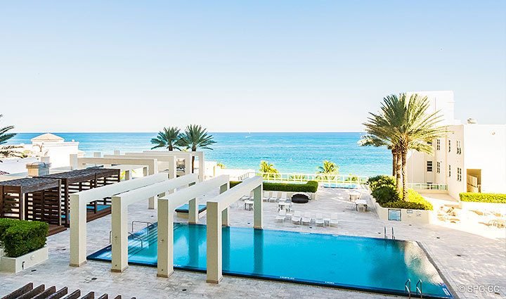 Superb Ocean Views from Residence 803 at Las Olas Beach Club, Luxury Oceanfront Condos in Fort Lauderdale, Florida 33316.