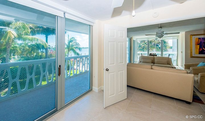 Terrace Access in Residence 316 at The President of Palm Beach, Luxury Waterfront Condos in Palm Beach, Florida 33480