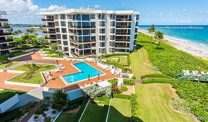 Superb Views from Residence 1-503 For Sale at Oasis, Luxury Oceanfront Condos in Palm Beach, Florida 33480.