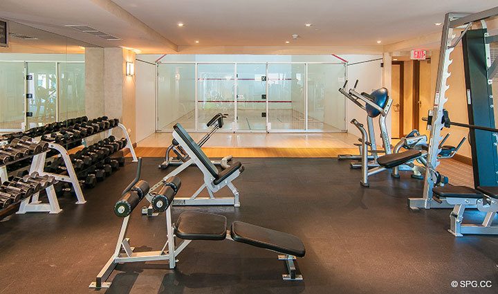 Fitness Center inside The Palms, Luxury Oceanfront Condominiums Fort Lauderdale, Florida 33305