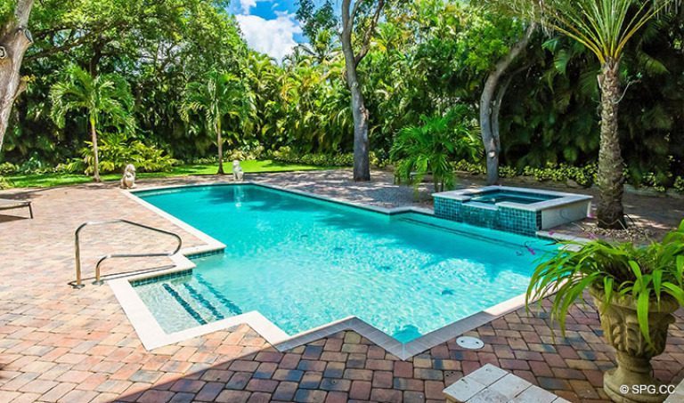 Pool Area at Luxury Estate Home, 16260 Bridlewood Circle, Delray Beach, Florida 33445