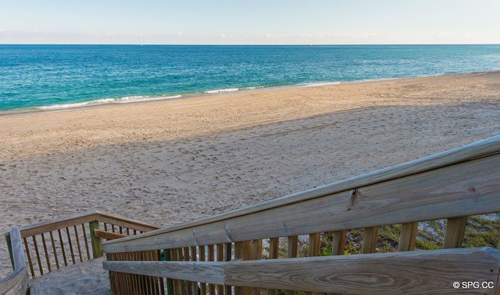 Beautiful Beaches at Residence 4A at 1153 Hillsboro Mile, a Luxury Waterfront Townhome For Sale in Hillsboro Beach