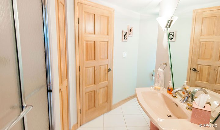 Bathroom inside Luxury Estate Home, 2618 North Atlantic Boulevard, Fort Lauderdale, Florida 33308