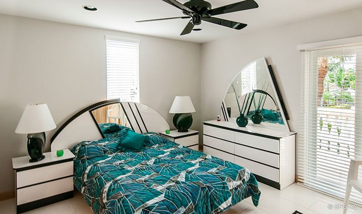 Gues Bed inside Luxury Estate Home, 2618 North Atlantic Boulevard, Fort Lauderdale, Florida 33308