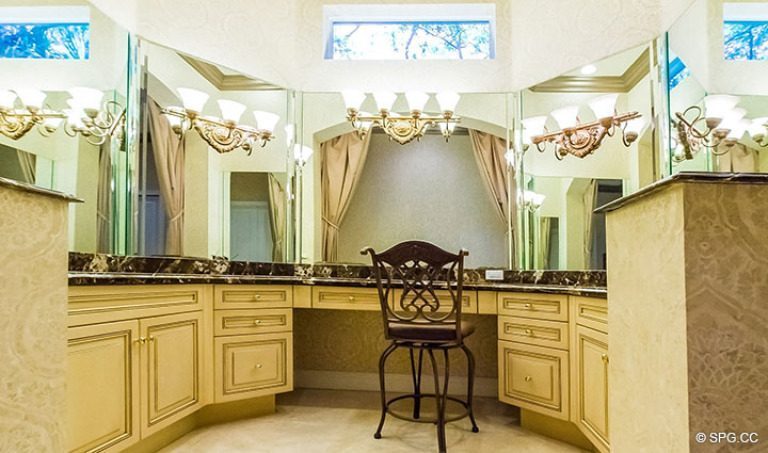 Master Bathroom in Luxury Estate Home, 16260 Bridlewood Circle, Delray Beach, Florida 33445