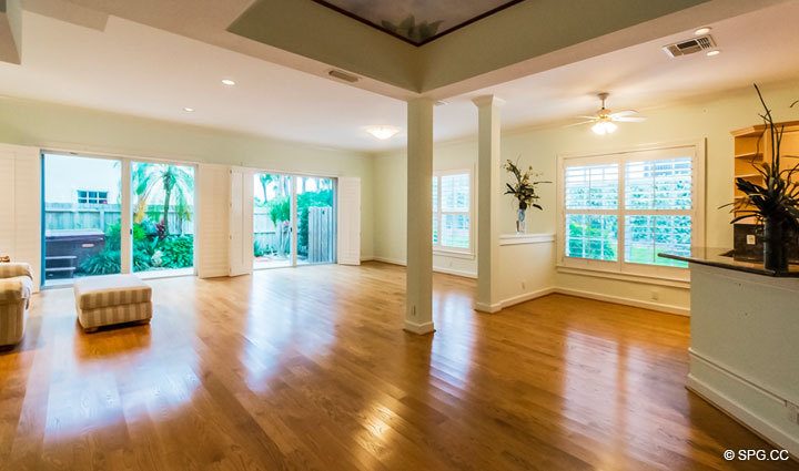 Hardwood Floors in Residence 4A at 1153 Hillsboro Mile, a Luxury Waterfront Townhome For Sale in Hillsboro Beach
