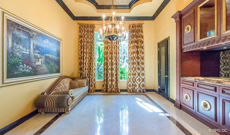 Sitting Room in Luxury Estate Home, 16260 Bridlewood Circle, Delray Beach, Florida 33445