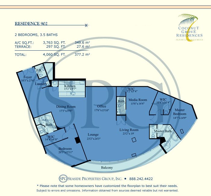 Coconut Grove Residences Floorplan