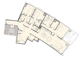 Click to View the Residence F2 Floorplan