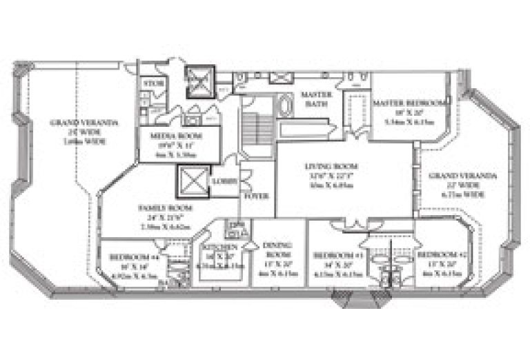 Click to View Penthouse 3 Floorplan