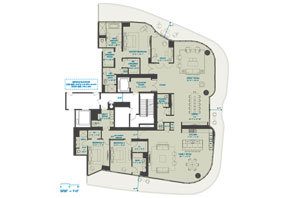 Click to View the Residence 5D-17D 3 Beds Floorplan