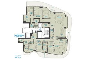 Click to View the Residence 18C-19C 4 Beds Floorplan