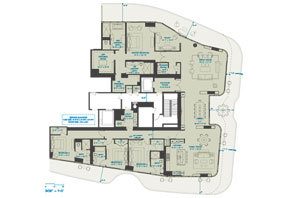 Click to View the Residence 21C 4 Beds Floorplan