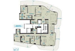Click to View the Residence 22C 4 Beds Floorplan