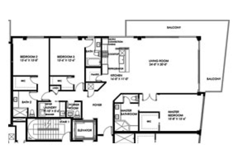 Click to View the Residence A4 Floorplan