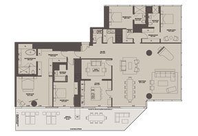 Click to View the Residence B2 East Floorplan