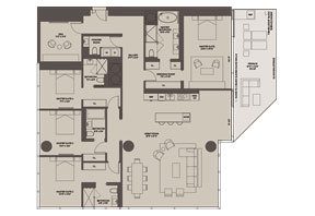 Click to View the Residence C1A West Floorplan