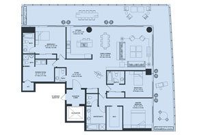 Click to View the Model 01 North, 2nd Floor Floorplan