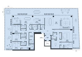 Click to View the Model 01 North, 4th to 12th Floor Floorplan