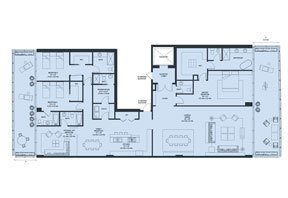 Click to View the Model 02 North,4th to 12th Floor Floorplan