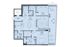 Click to View the Model 04 North, 4th to 12th Floor Floorplan