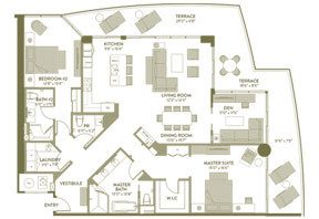 Click to View the Unit A, Tower H Floorplan