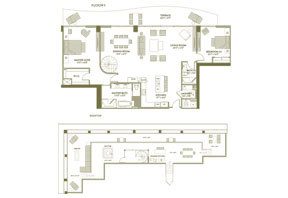 Click to View the Penthouse B, Tower P Floorplan