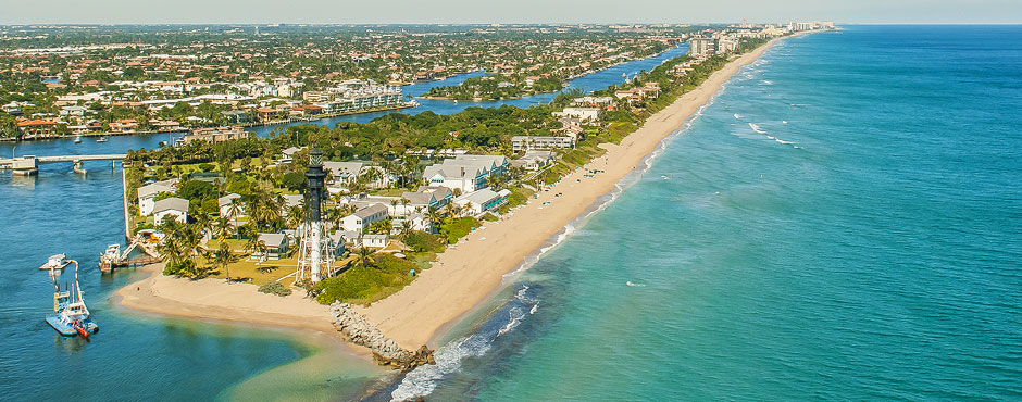 Just North of the Hillsboro Inlet are the Gorgeous Private Beachside Estate Homes along the Hillsboro Mile.